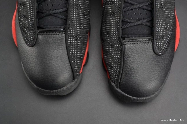 Jordan RetroBred red  414571-004 mens black Air 13 0709